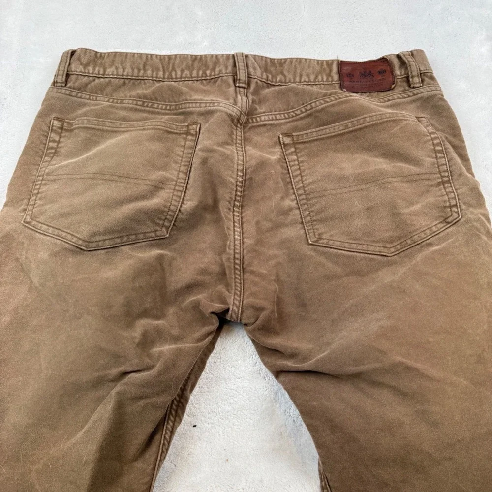 Polo Ralph Lauren Mens Brown‎ Slim Fit Pants 38x30 Cotton Five Pocket